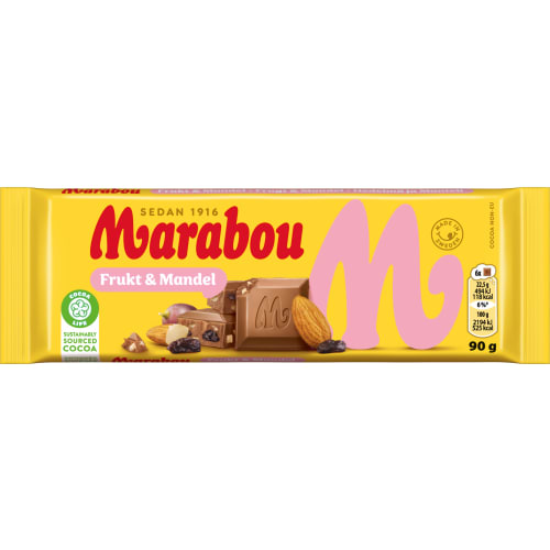 Frukt & Mandel Mjölkchoklad