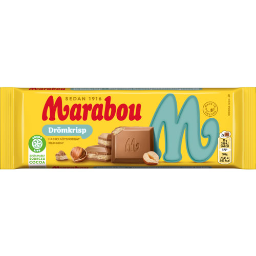 Drömkrisp Hasselnougat Chokladkaka