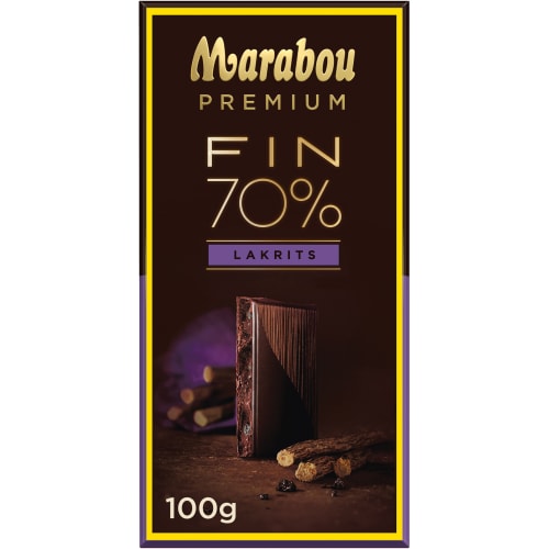 Fin 70% Lakrit Premium Chokladkaka