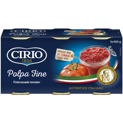 Cirio Tomater Finkrossade