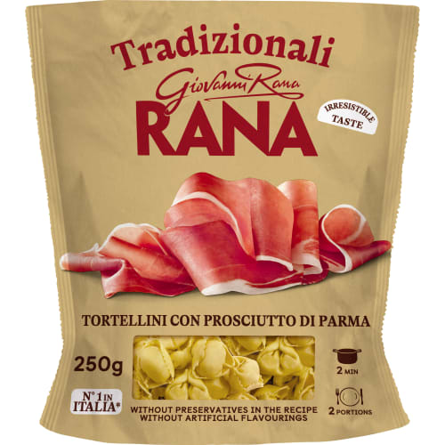Tortellini Prosciutto Crudo Färsk Pasta