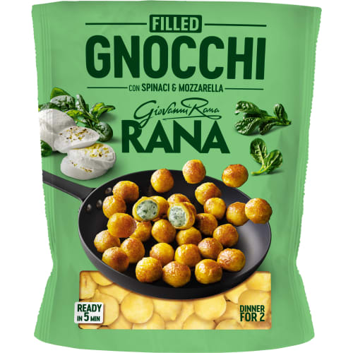 Fylld Gnocchi Spenat Mozzarella