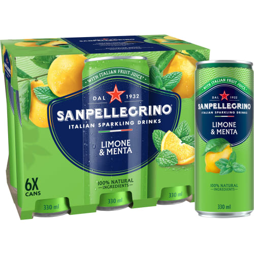 Limonata Menta Sparkling Läsk Burk
