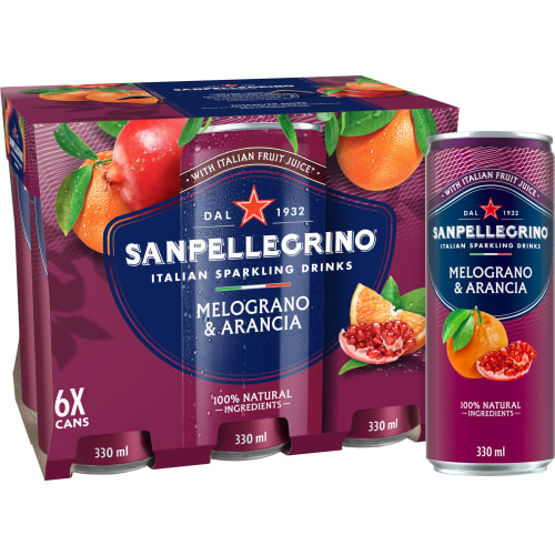 Melograno Arancia Läsk Burk