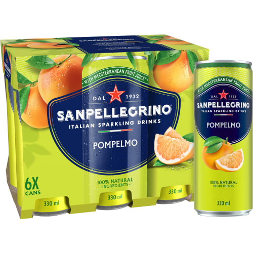 Pompelmo Sparkling Läsk Burk