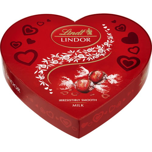 Milk Lindor Chokladkulor Hjärtask