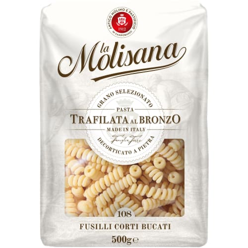 Fusilli Corti Bucati Trafilata Al Bronzo