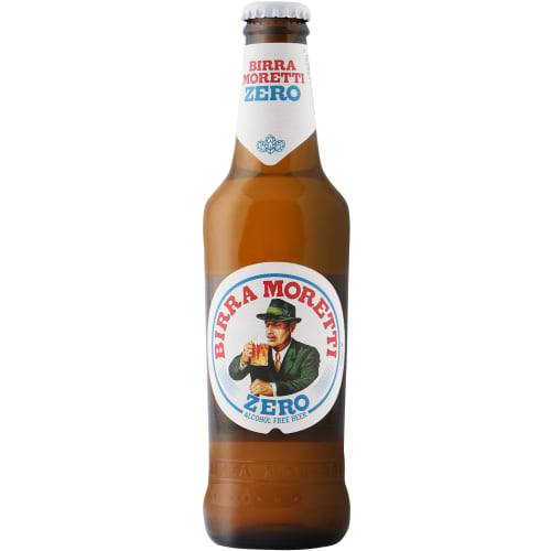 Birra Moretti Zero Alkfri Glas