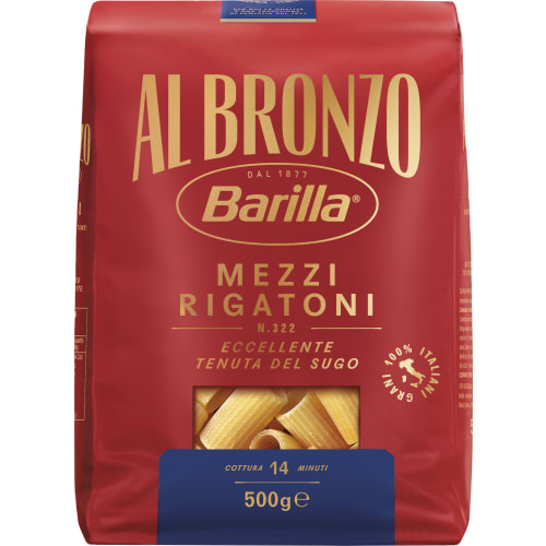 Mezzi Rigatoni Al Bronzo