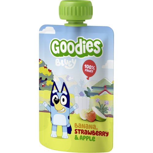 Klämmis Bluey Banan Straw Apple Från 3 År