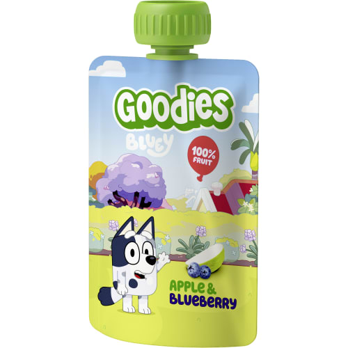 Klämmis Bluey Apple Blueberry Från 3 År