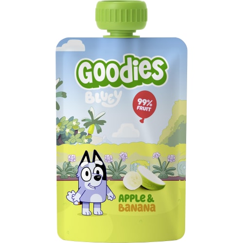 Klämmis Bluey Apple Banana Från 3 År