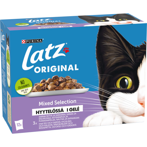 Original Mixed Selection Gelé Kattmat Våt 12-pack