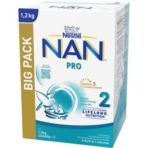 Nan Pro2 Tillskottsnäring 6 Månader / Big Pack