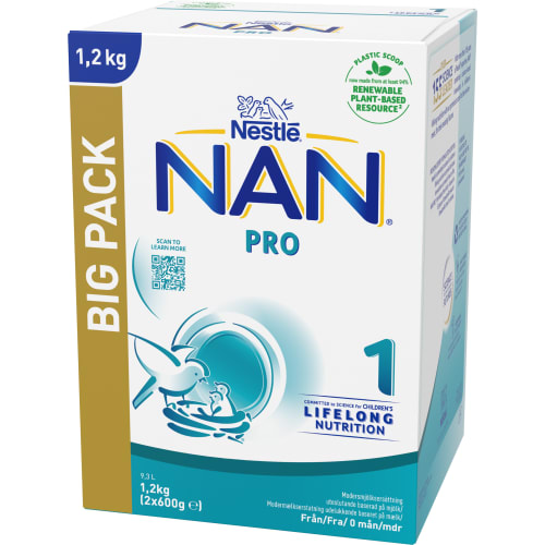 Nan Pro 1 Mjölkersättning 0 Månader / Big Pack
