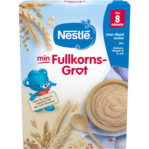 Fullkornsgröt Från 8 Månader
