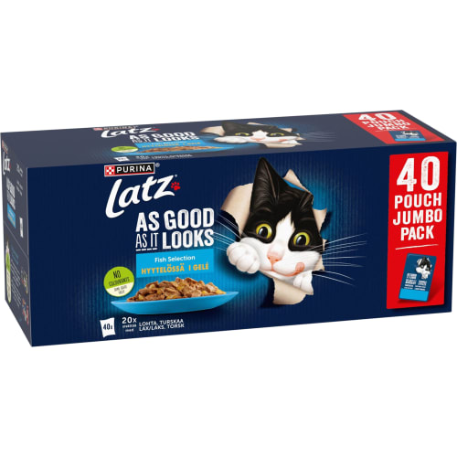 Fish Selection Gelé Kattmat Våt 40-pack