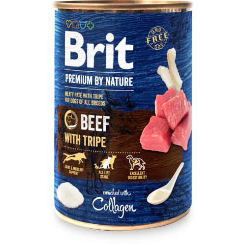 Beef With Trip Nötkött Hundmat Våt