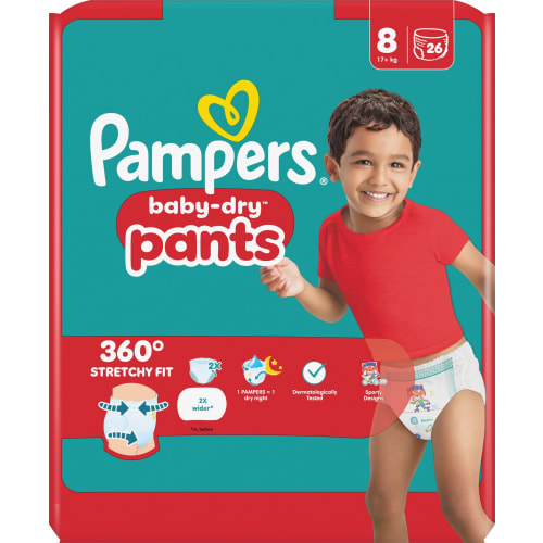 Baby Dry 8 17+kg Byxblöjor