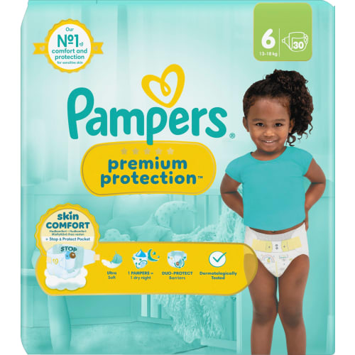 Premium 6 Protection 13-18kg Tejpblöjor