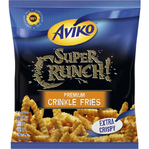 Crinkle Fries Super Crunch Fryst