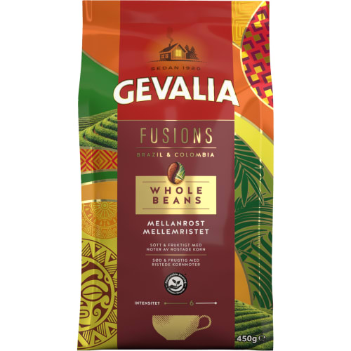 Fusion Brazil&colombia Kaffe Hela Bönor