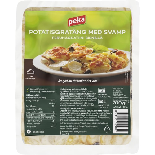 Potatisgratäng med Svamp 700g