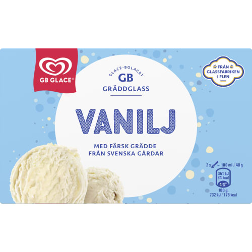 Gb Glace Vanilj Gräddglass