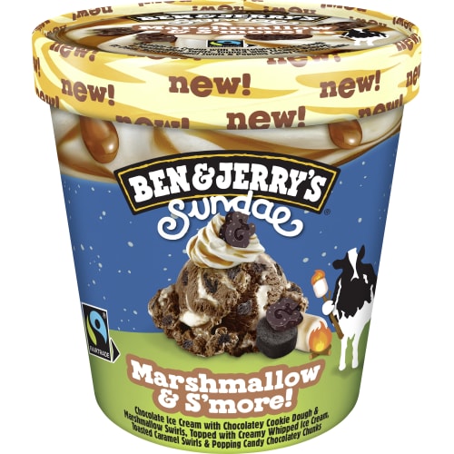 Sundae Marshmallow&s'more! Glass