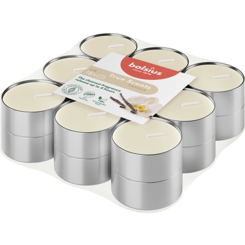 Värmeljus 4h Vanilla True Scents