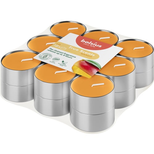 Värmeljus 4h Mango True Scents