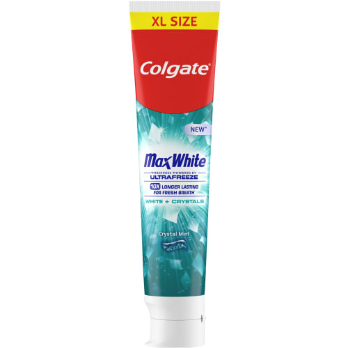 Max White White Crystals Tandkräm