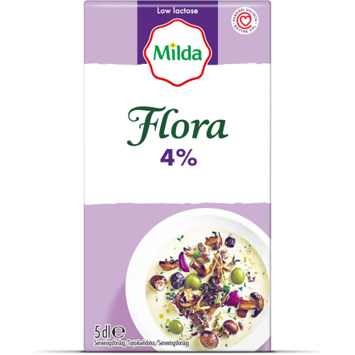Flora Mat Gräddalternativ Låglaktos 4%