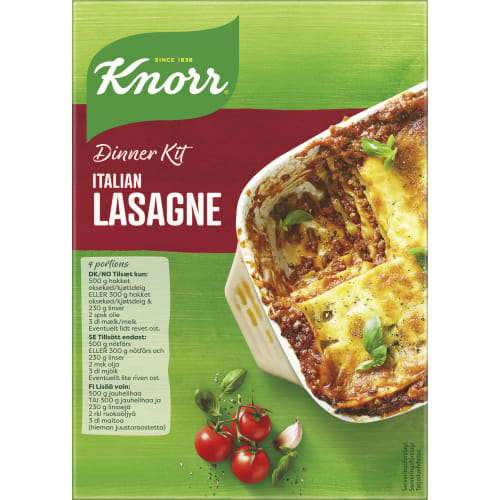 Lasagne Italian Dinnerkit 4 Port
