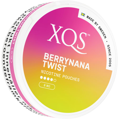 Xqs Berrynana Twist Tobaksfritt Snus