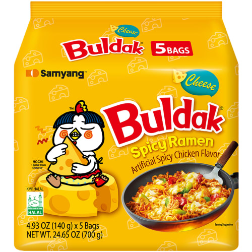 Buldak Cheese Hot Chicken Ramen 5p