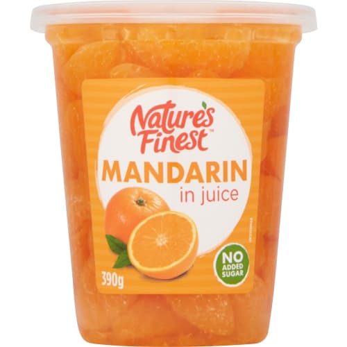 Natures Finest Mandarin In Juice Bägare